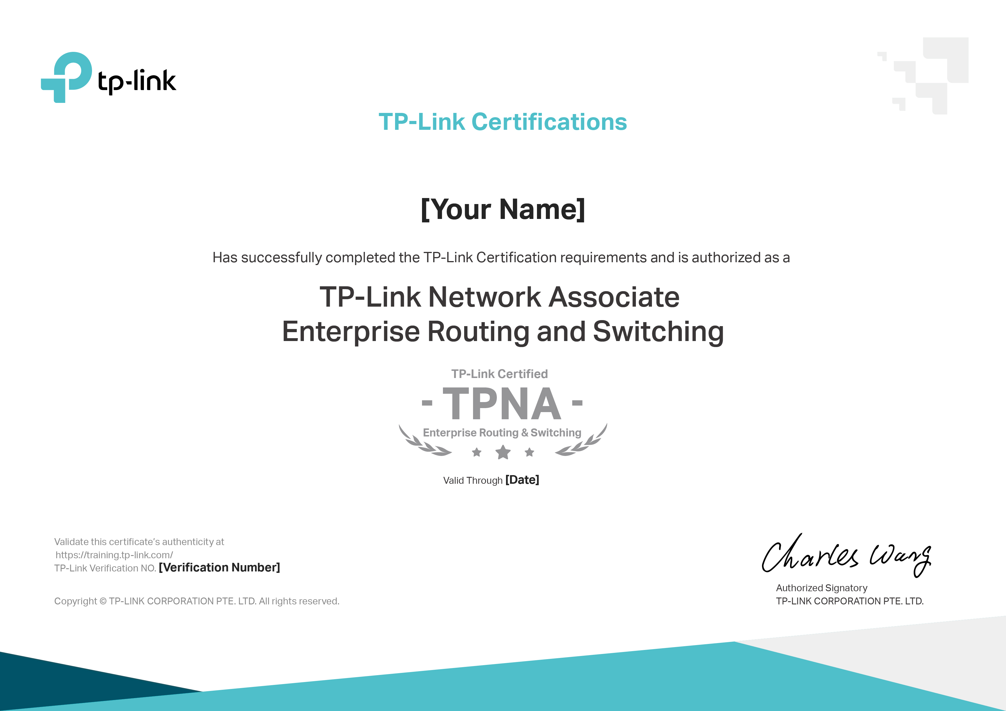 Demo_TPNA_ERS_1 Certified Network Associate Enterprise Routing and Switching (TPNA ERS) - World Wide WiFi Experts®